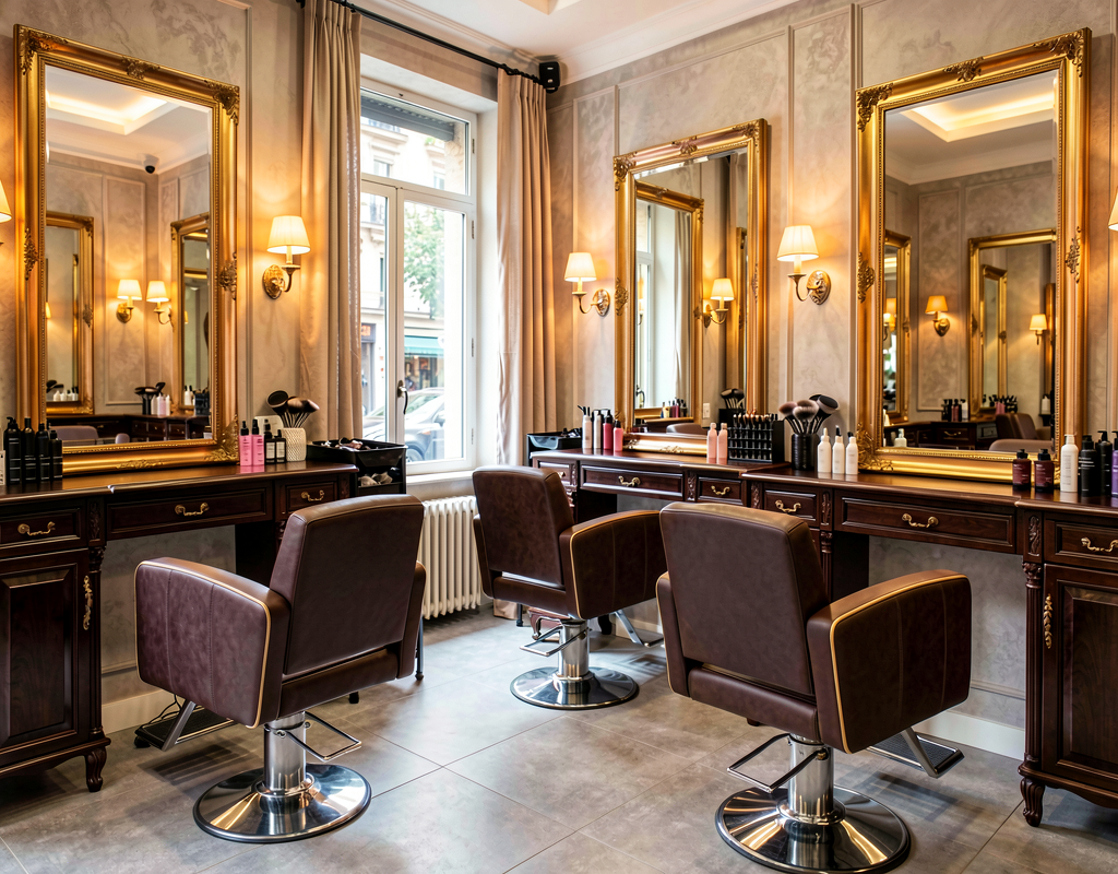 Interno del barbiere